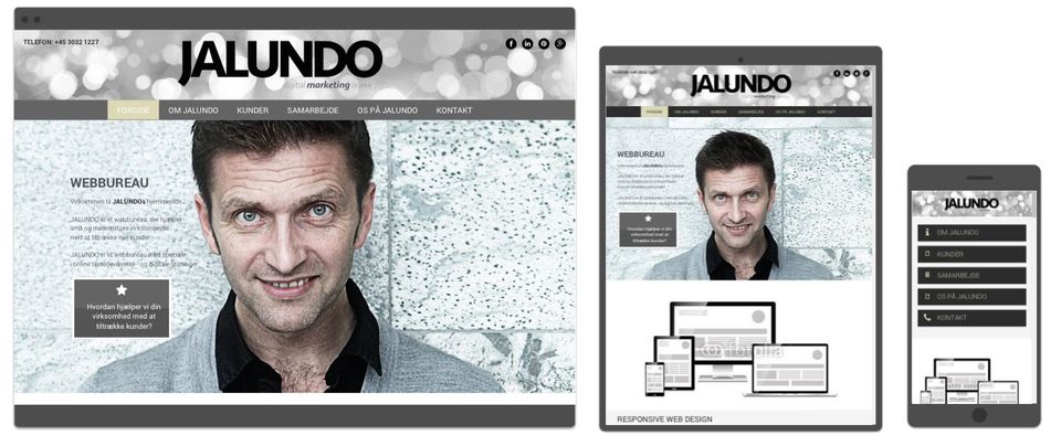 responsive web design - mobiltilpasset hjemmeside