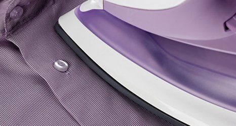A shirt being ironed