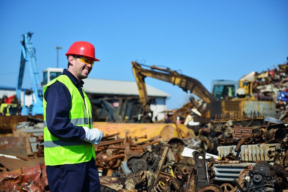 scrap area