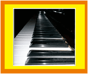 Piano keys Image of Piano used by Julie Beaven