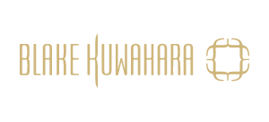 Blake Kuwahara logo in gold