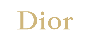 Dior logo in gold