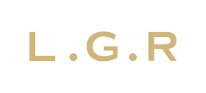 LRG logo in gold