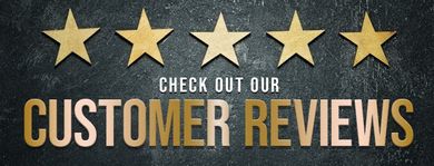 Five gold stars positioned above the text