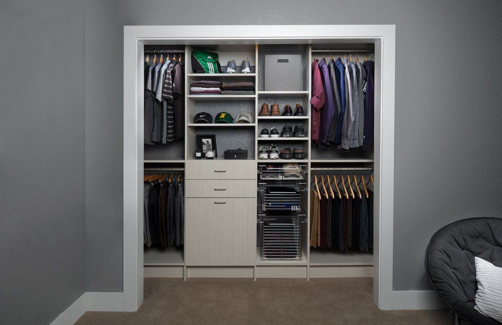 Arctic Small Reach In Closet System