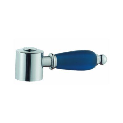 leva per rubinetto con manico blu