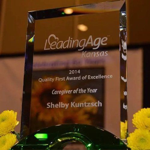 Click to visit Leading Age Kansas Award Caregiver of the year award for 2014