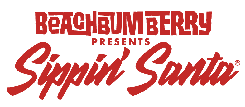Sippin' Santa on locust logo