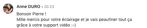 Témoignage Linkedin sur Pierre Bon Bon