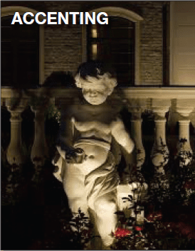 Accenting Lighting Statue - Eco-Systems Redding, CT Accenting Lighting Statue - Eco-Systems Redding, CT
