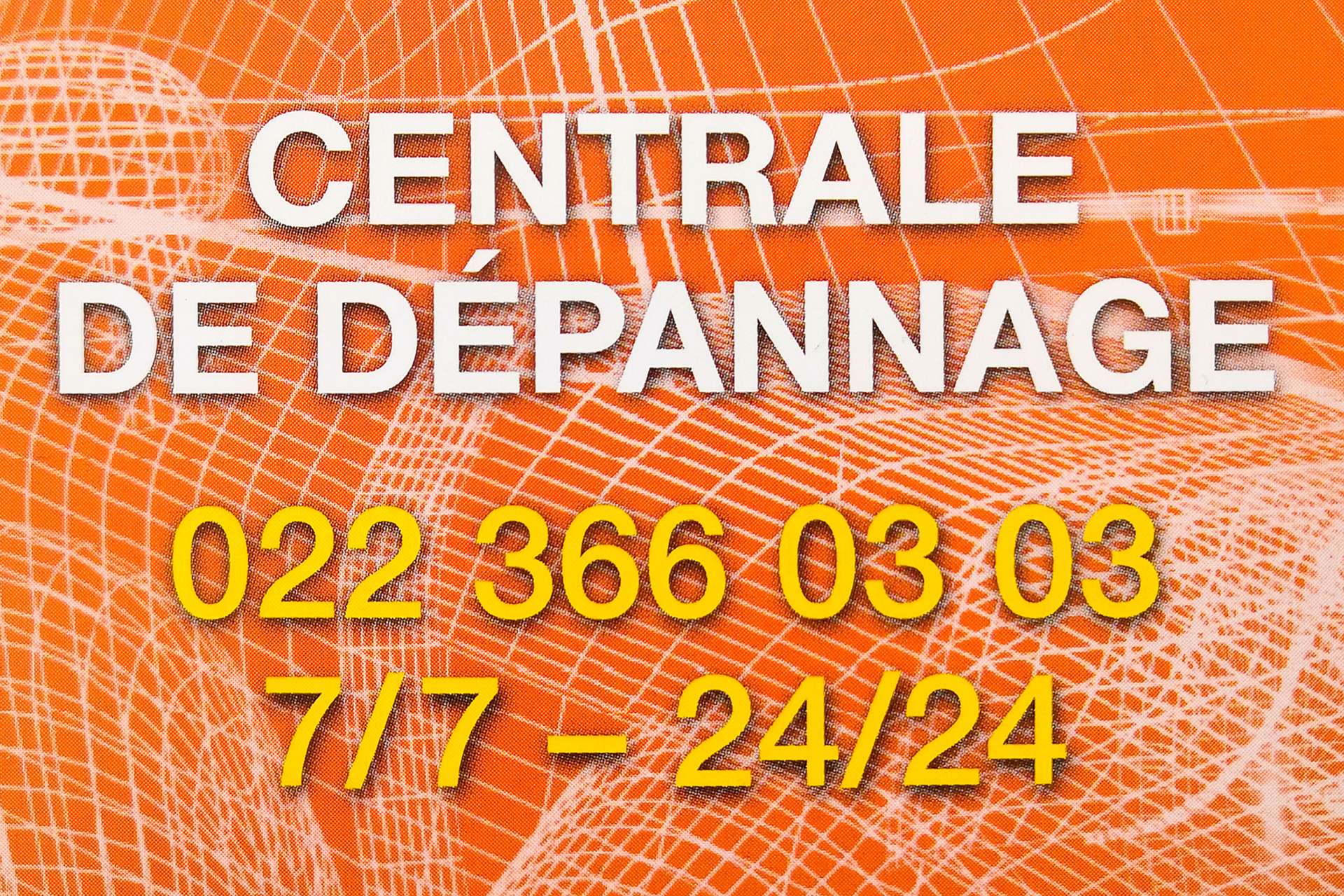 Carte centrale de dépannage