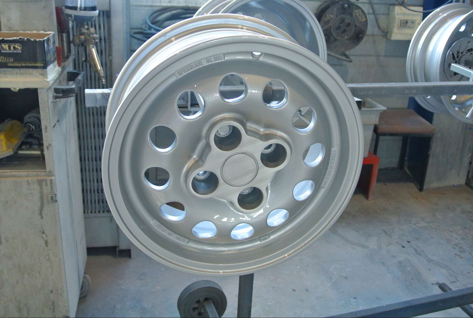 Jante de voiture restaurée