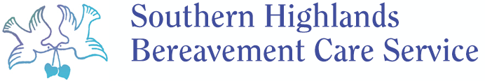 The logo for southern highlands bereavement care service