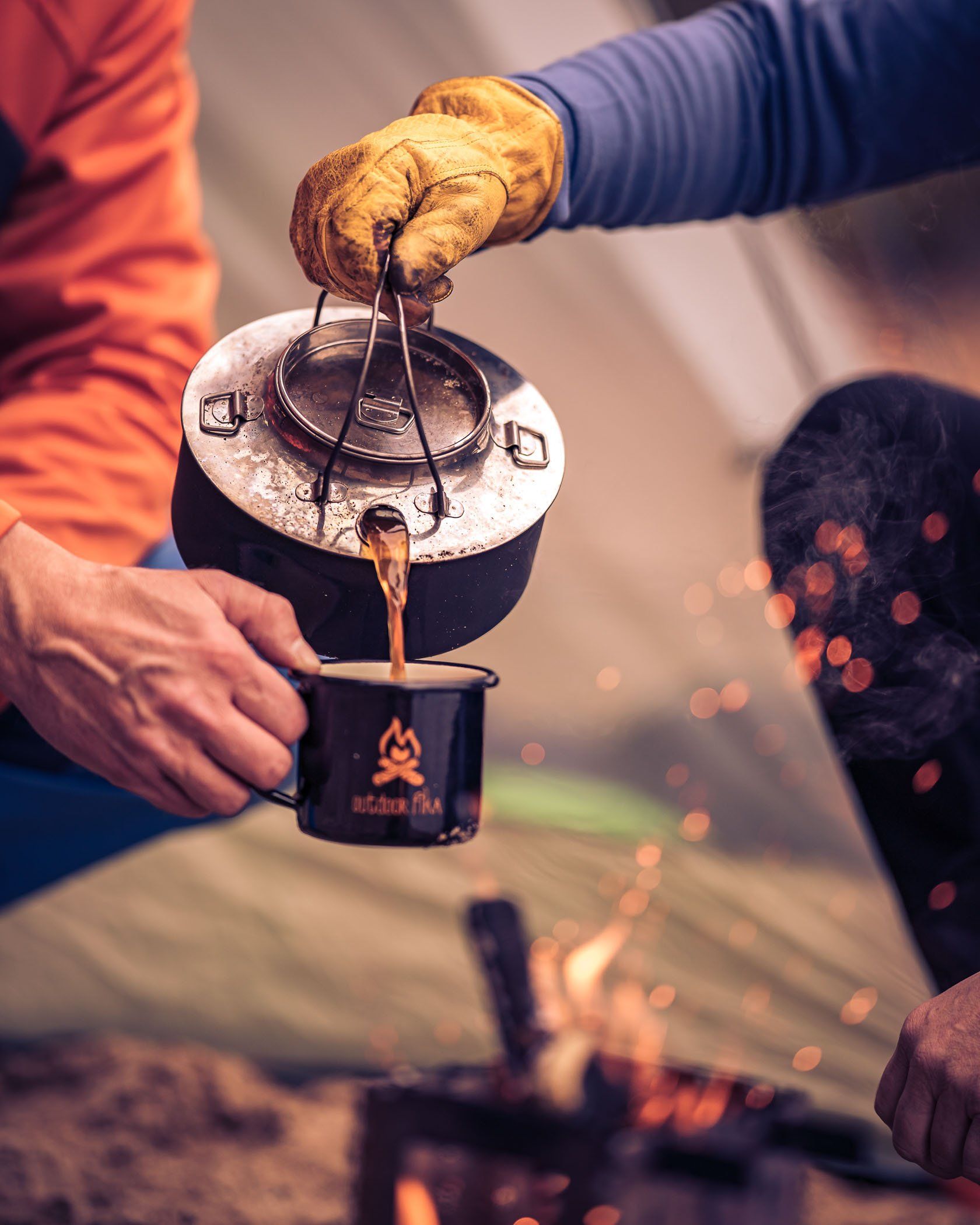 Dags att servera vildmarkskaffet