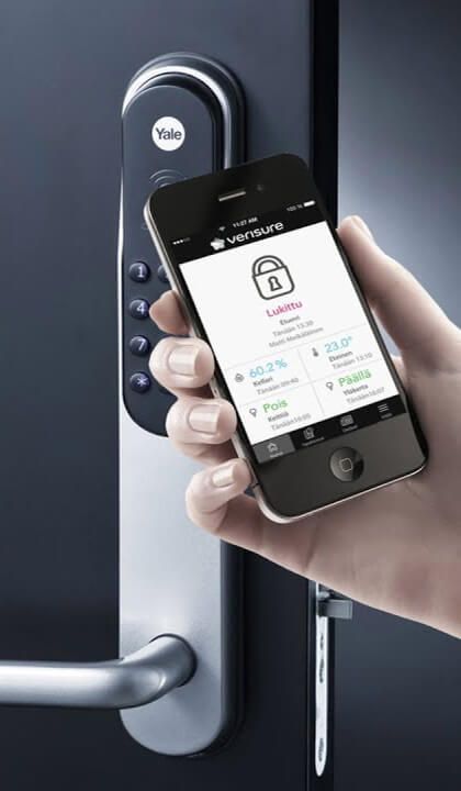Elektroniskās slēdzene-Yale Digital Door Locks |  ar mobilā telefona aplikāciju
