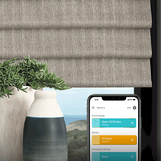 PowerView Motorization System Compatible with Smart Homes Near San Diego, California (CA) to operate Window Shades