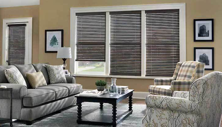 Alta Wood Blinds for Home Living Rooms Near San Diego, La Jolla & Coronado, California (CA)