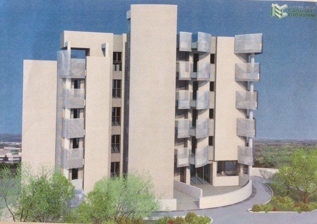 rendering di edificio commerciale