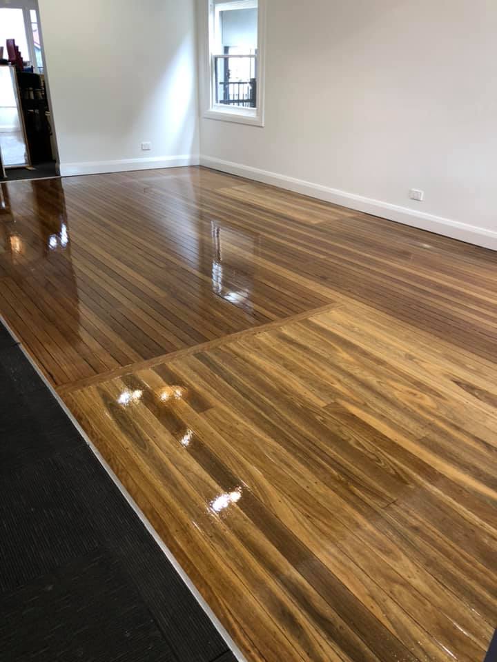 Flooring With Waterbase Gloss — Freedom Flooring Pty Ltd in Budgewoi, NSW