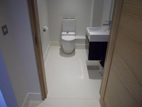 Washoom tile flooring done by experts