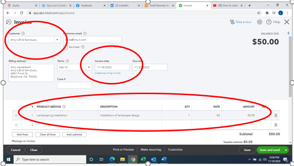 quickbooks tips
