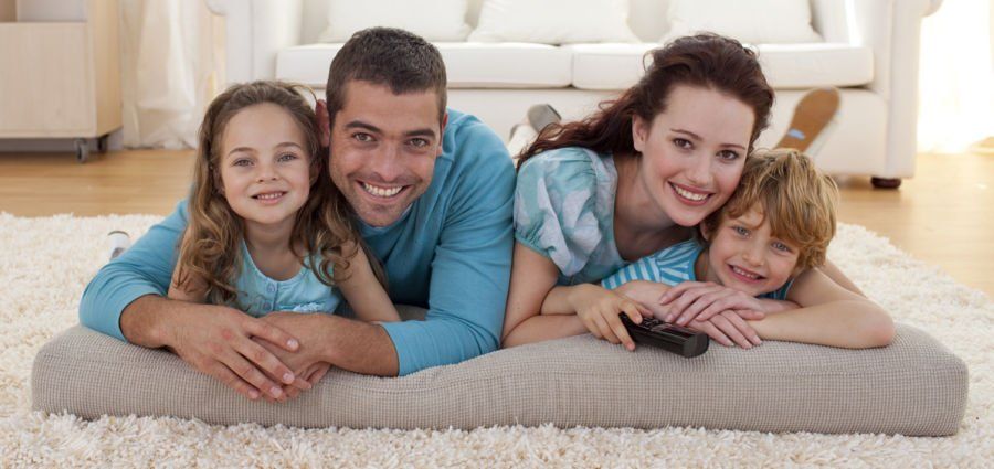 Family enjoying a clean home thanks to our pest control services in Newcastle