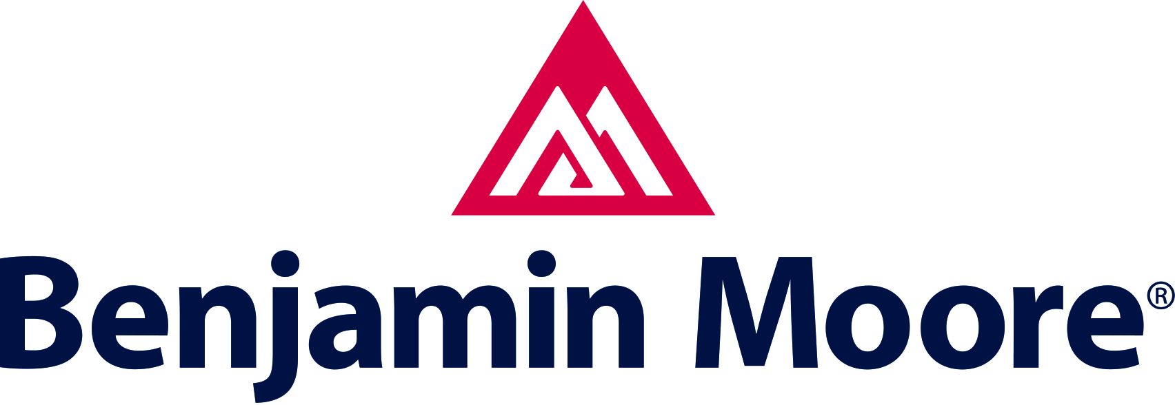 Benjamin Moore logo in blue and pink