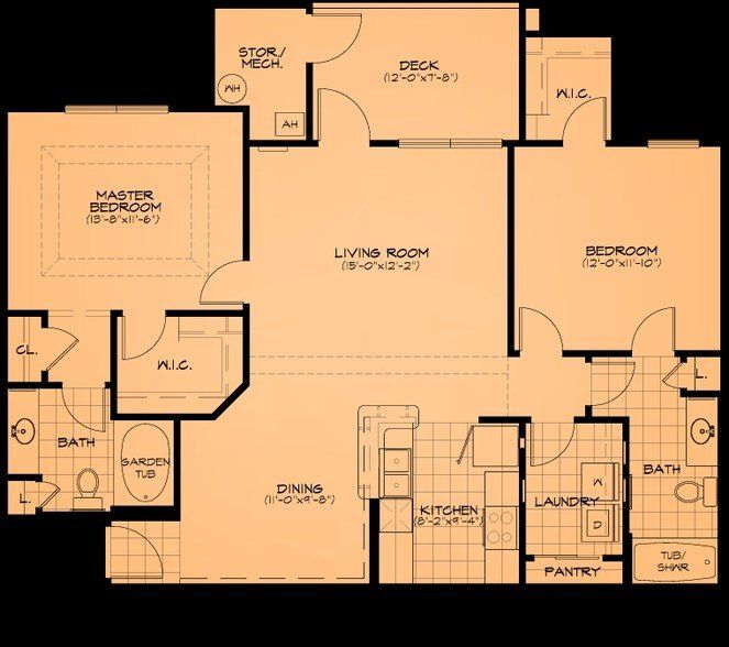 The Branch - Two-Bedroom Apartments