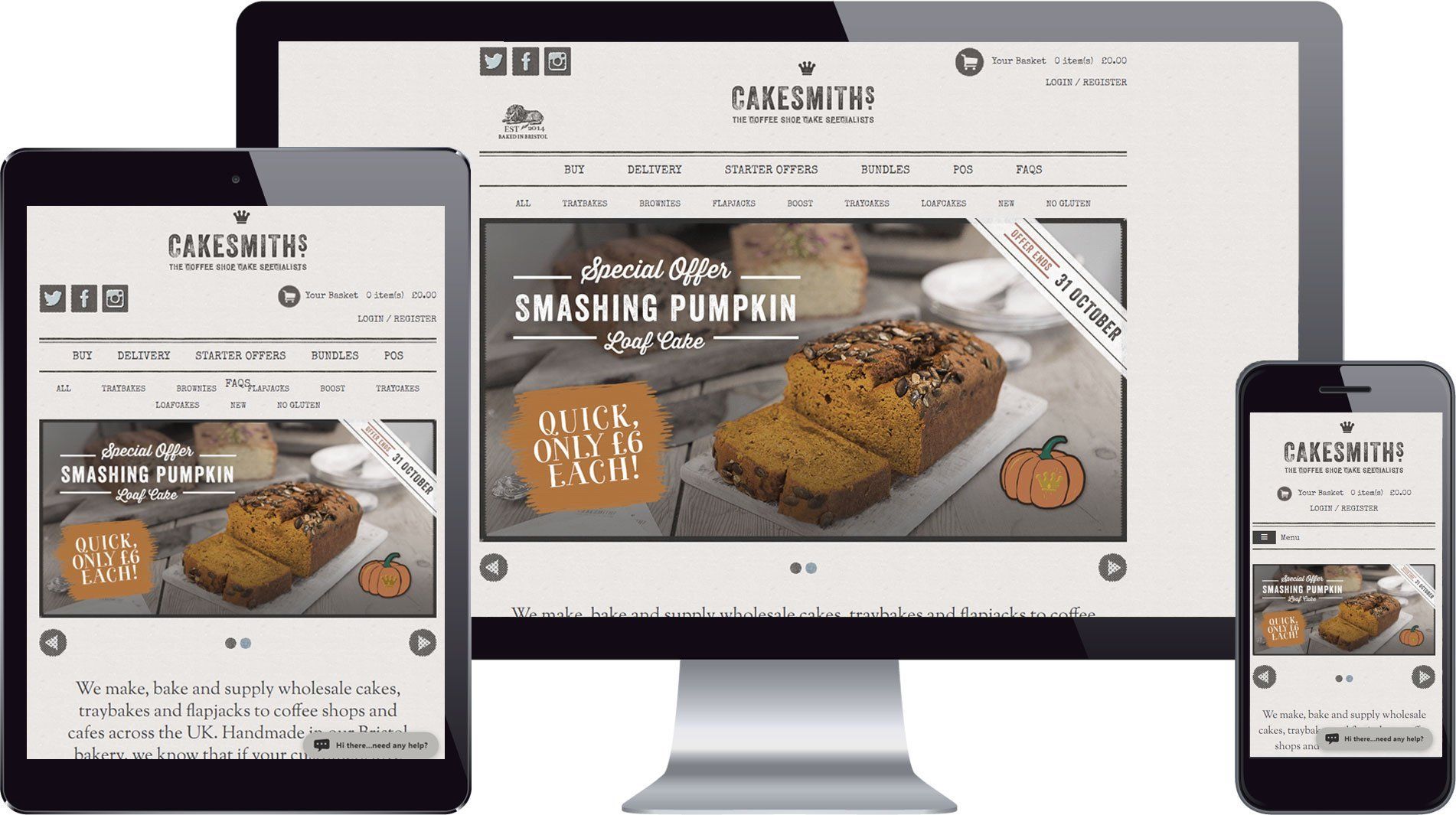 Main Banner Responsive Website