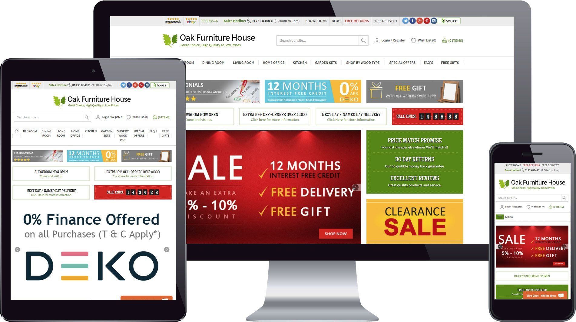 Main Banner Responsive Website
