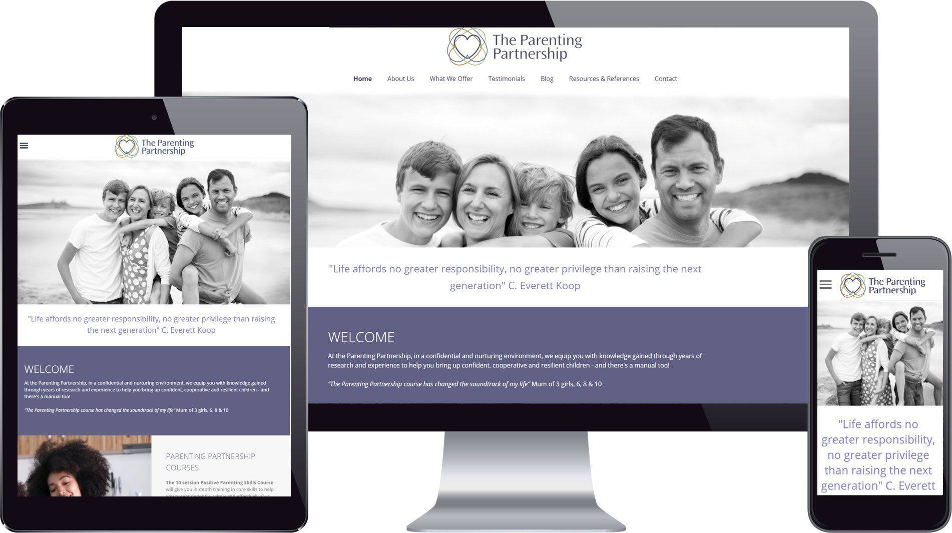 Main Banner Responsive Website