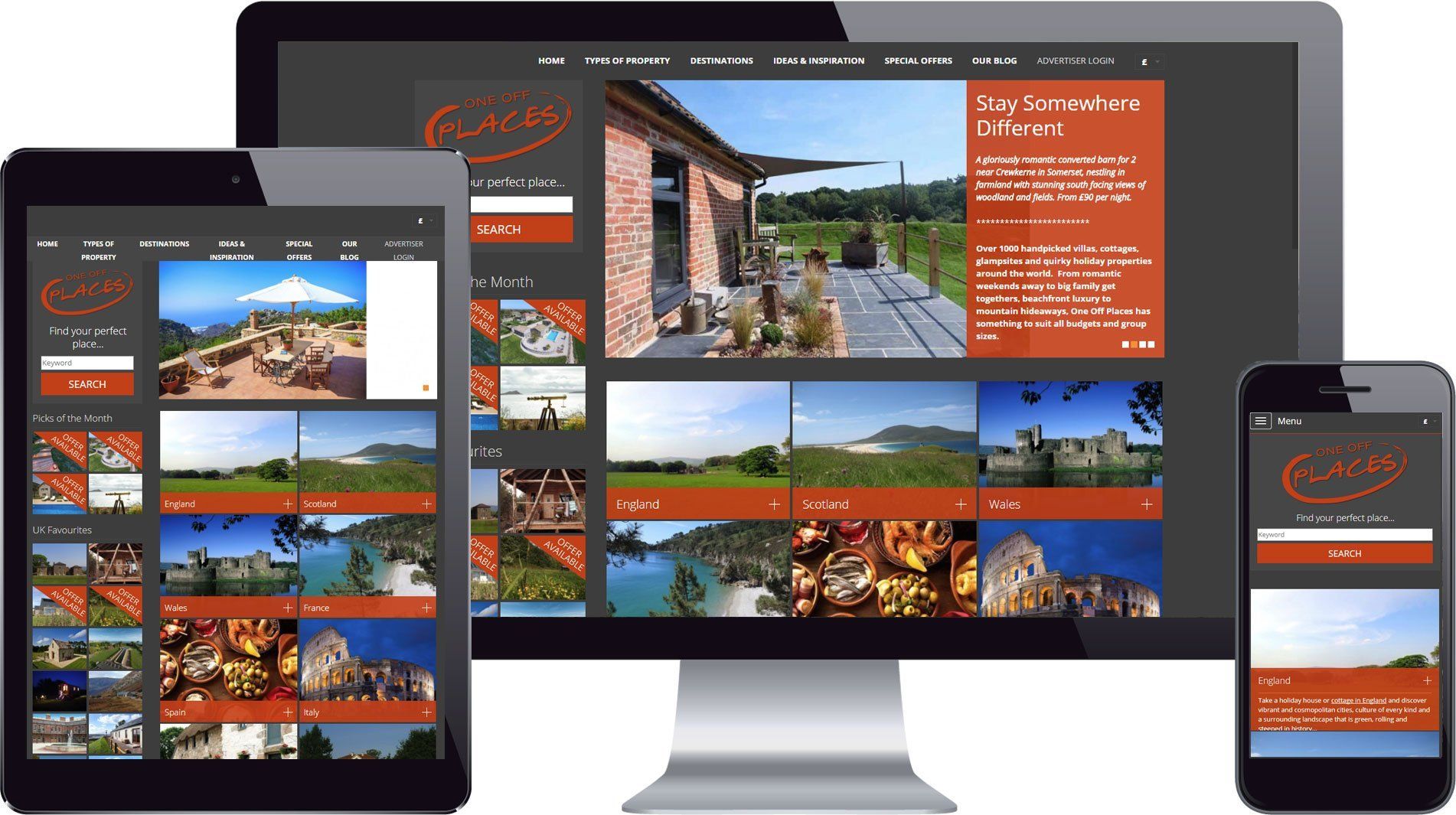 Main Banner Responsive Website