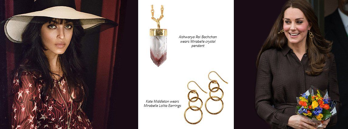 Mirabelle Jewellery seen on Kate Middleton