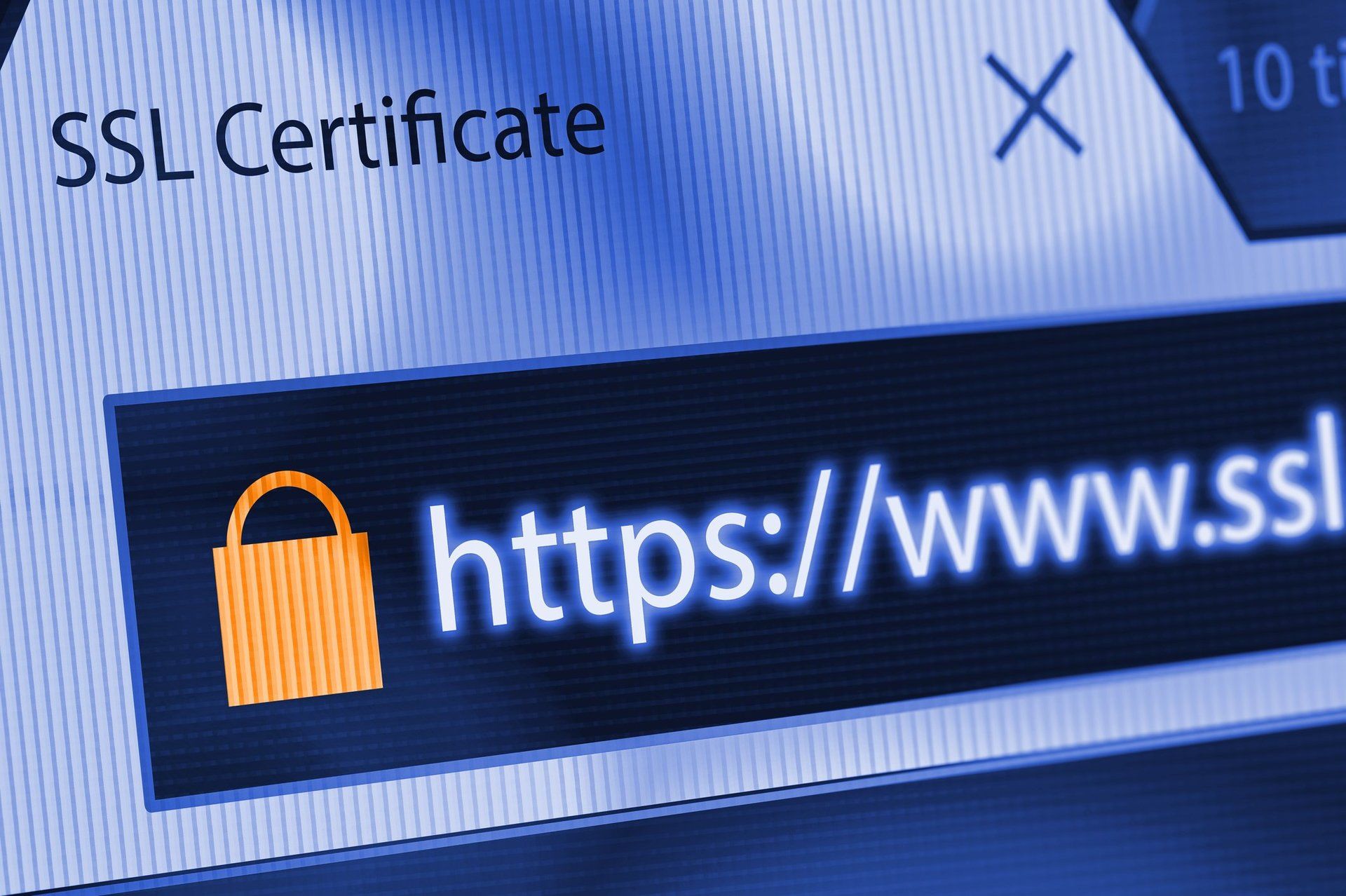 HTTPS padlock simple