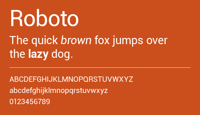 Roboto Font