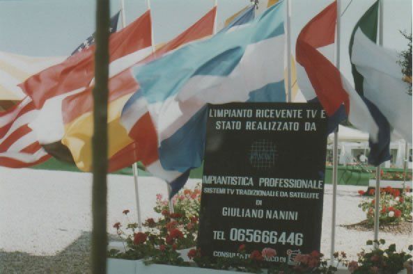 Targa pubblicitaria della ditta