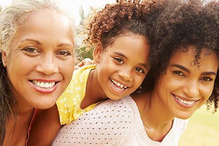 Family Smiling — Family in Washington, DC Family Smiling — Family in Washington, DC