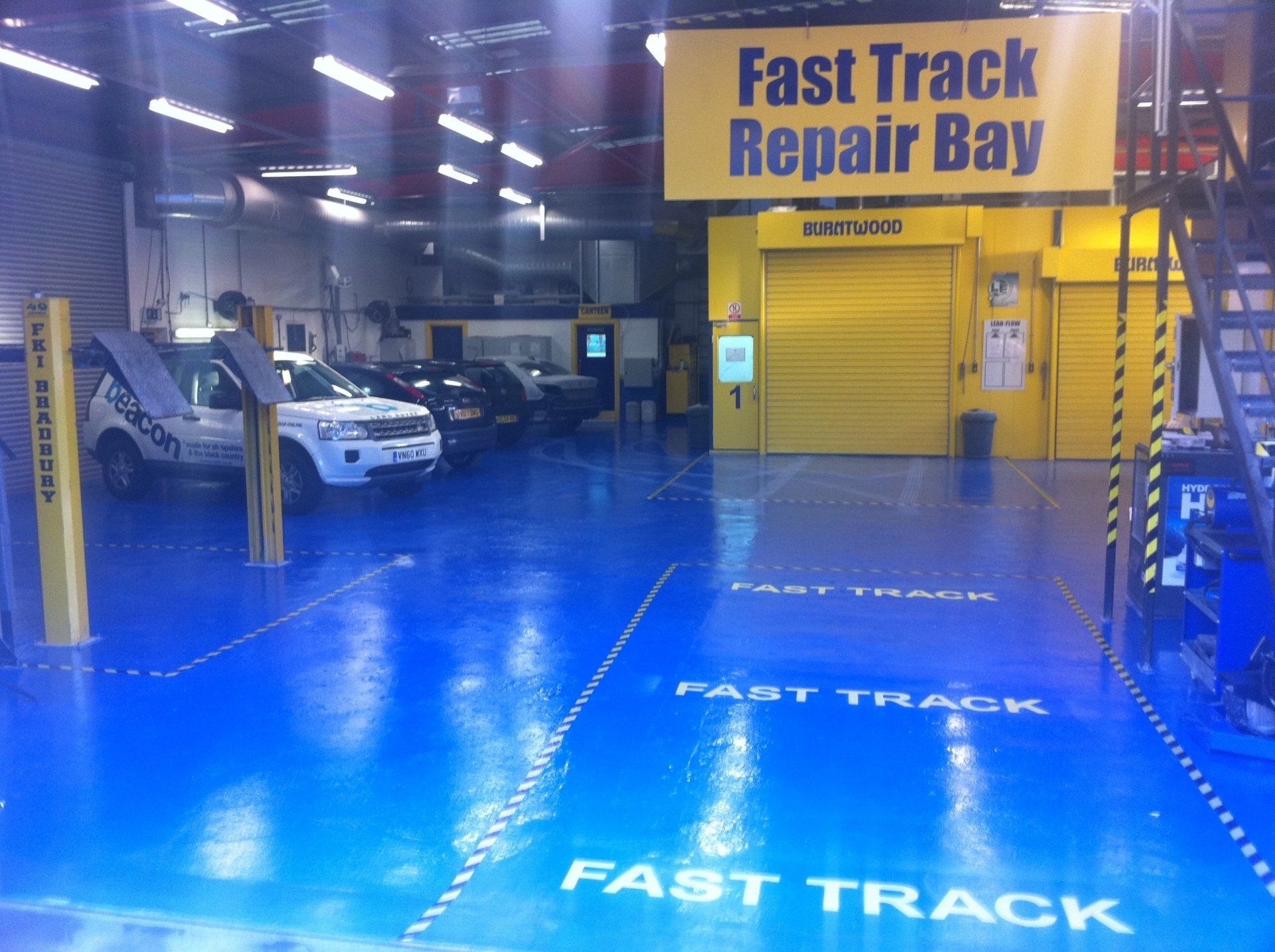 Fast track repair bay