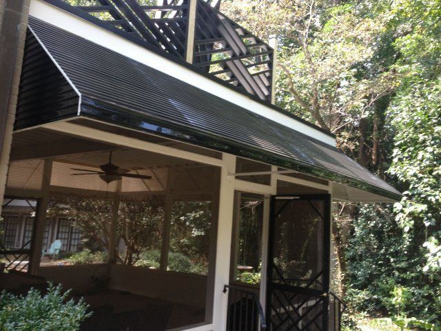Fixed Metal Awnings — Fixed Metal Awning 1 in Spartanburg, SC