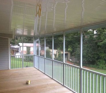 Awnings Columbia — Spacious Porch in Spartanburg, SC Awnings Columbia — Spacious Porch in Spartanburg, SC