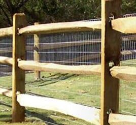 Backyard Split Rail Fence - wood fence in Dr, Aurora, CO