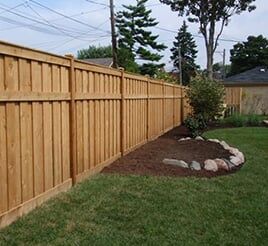 Garden Cedar Fence - wood fence in Dr, Aurora, CO