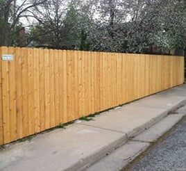 Wooden Fence - wood fence in Dr, Aurora, CO
