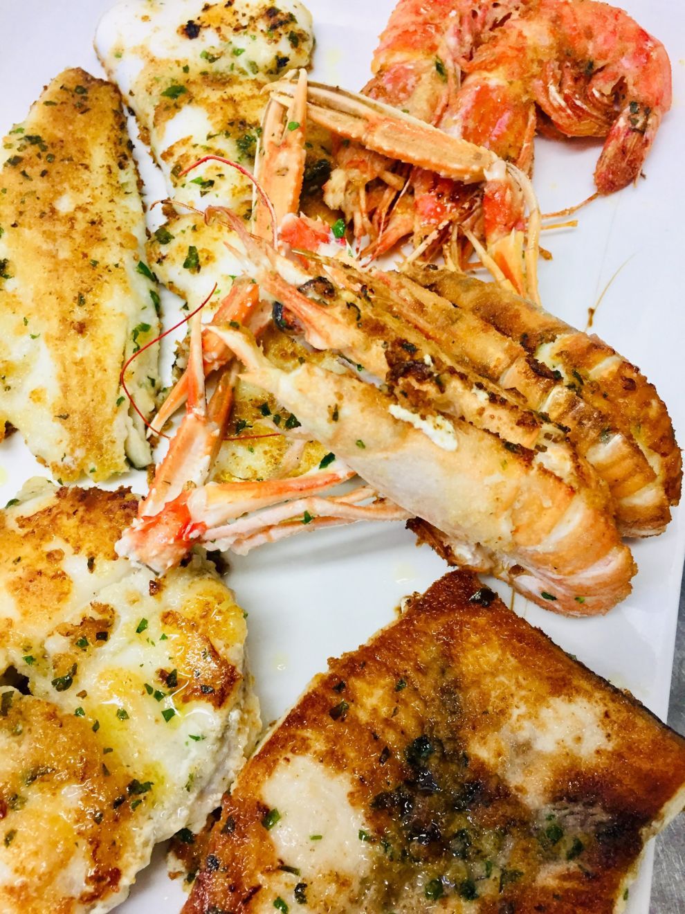 pesce gratinato