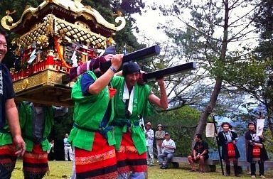 Sansho-Jinja Festival in Ochiai Village