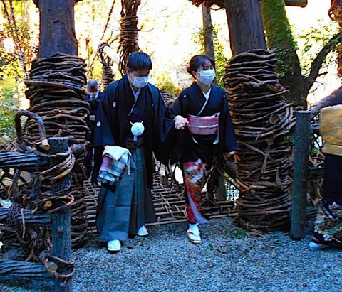 Kazurabashi re-opening ceremony