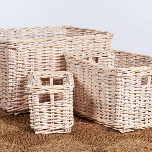 rattan baskets