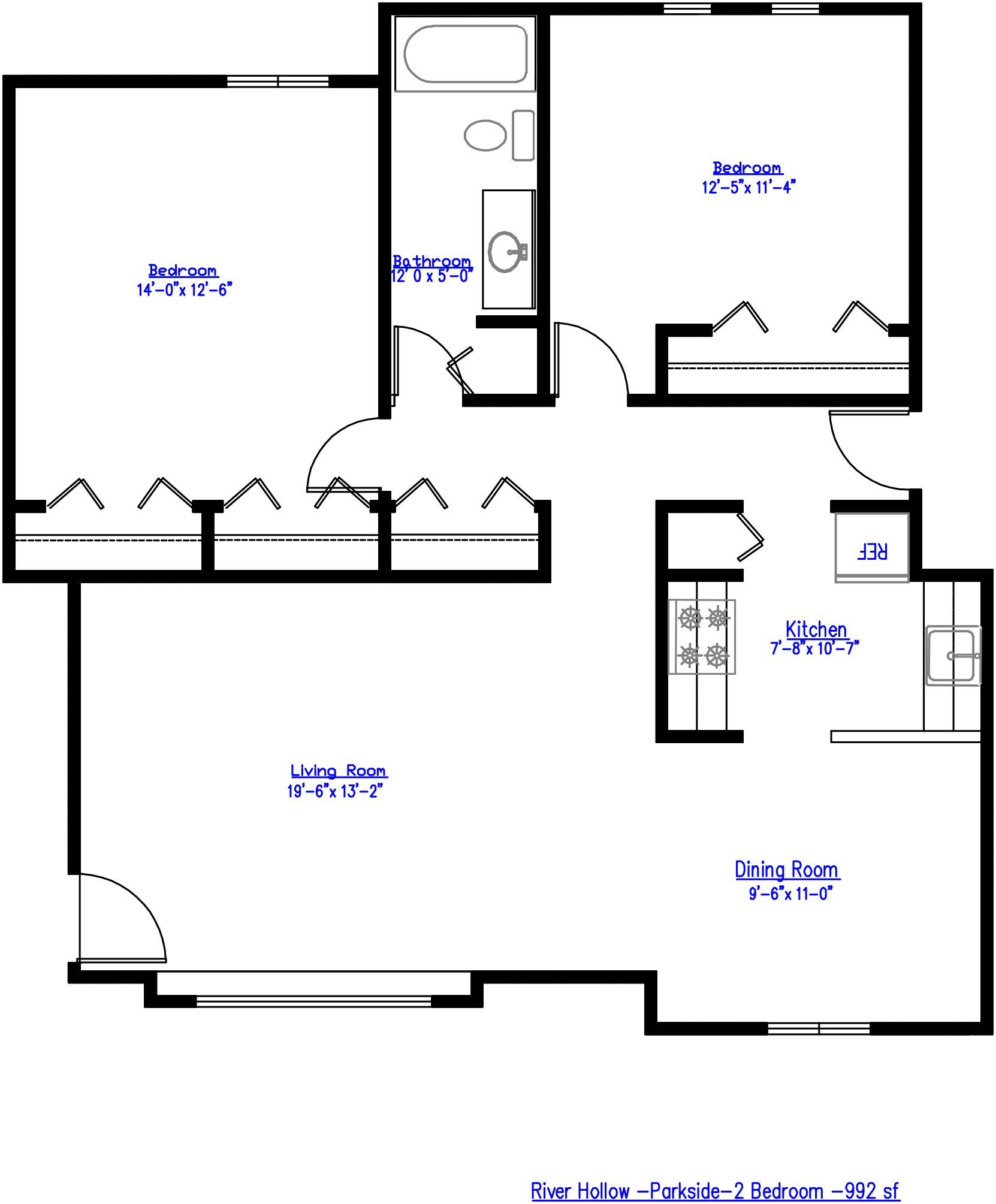 River Hollow Parkside 2 Bedroom