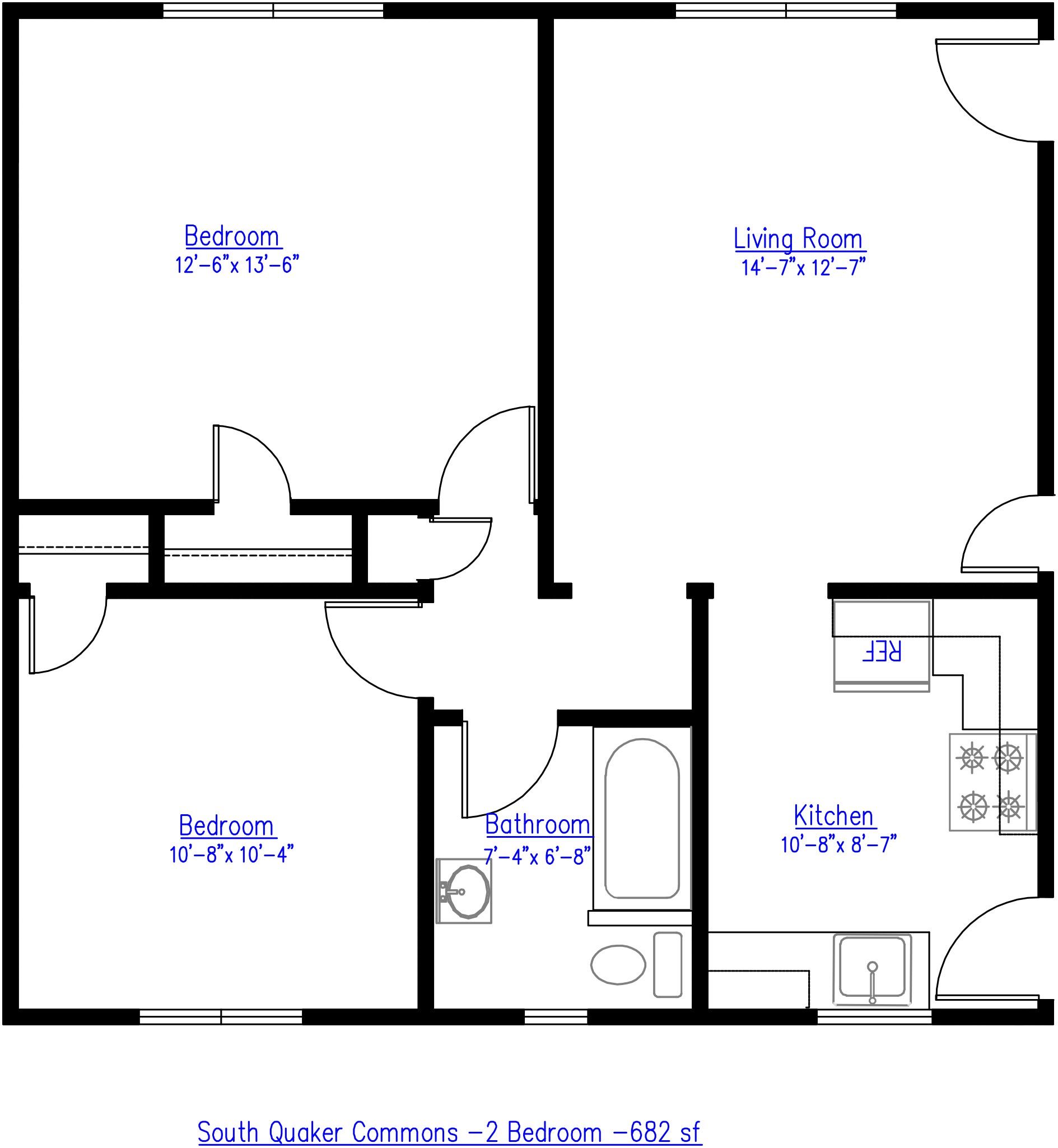S Quaker Commons 2BR