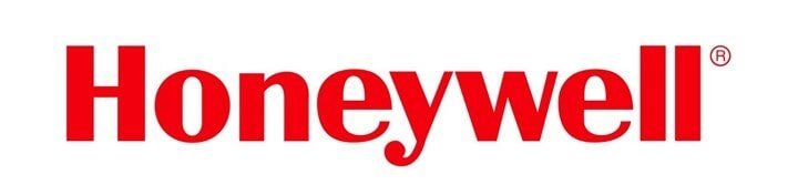 Honeywell logo in red text. The name is stylized with a registered trademark symbol.